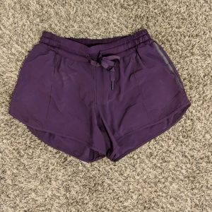 Lululemon Hotty Hot 4" Dark Purple